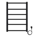 Полотенцесушитель электрический AZARIO MILAN 400/600 6 секций, диммер справа, черный (AZ90846B) AZ90846B