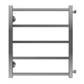 Полотенцесушитель водяной AZARIO ANCONA 500/600 квадрат, 5 секций, боковое подключение, 3/4", хром (AZ71556) AZ71556