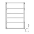 Полотенцесушитель MILAN 400/600 электрический БЕЛЫЙ R 6 пер.  AZARIO AZ90846W