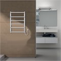 Полотенцесушитель MILAN 400/600 электрический БЕЛЫЙ R 6 пер.  AZARIO AZ90846W