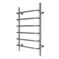Полотенцесушитель водяной AZARIO MODENA 500/800 6 секций, боковое подключение, 1", хром (AZ08558) AZ08558