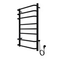 Полотенцесушитель электрический AZARIO MILAN 500/800 8 секций, диммер справа, черный (AZ90858B) AZ90858B