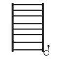 Полотенцесушитель электрический AZARIO MILAN 500/800 8 секций, диммер справа, черный (AZ90858B) AZ90858B