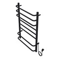 Полотенцесушитель электрический AZARIO MILAN 500/800 8 секций, диммер справа, черный (AZ90858B) AZ90858B