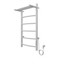 Полотенцесушитель электрический AZARIO VERONA 400/800 5 секций, с полкой, диммер справа, белый (AZ04848PW) AZ04848PW