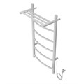 Полотенцесушитель электрический AZARIO VERONA 400/800 5 секций, с полкой, диммер справа, белый (AZ04848PW) AZ04848PW