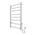 Полотенцесушитель электрический AZARIO PARMA 500/800 8 секций, диммер справа, белый (AZ10858W) AZ10858W