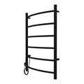 Полотенцесушитель электрический AZARIO VERONA 500/800 6 секций, диммер слева, черный (AZ04758B) AZ04758B