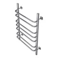 Полотенцесушитель водяной AZARIO FERRARA 500/800 7 секций, нижнее/диагональное подключение, 1/2", хром (AZ09158) AZ09158