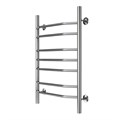 Полотенцесушитель водяной AZARIO RAVENNA 500/800 7 секций, нижнее/диагональное подключение, 1/2", хром (AZ07158) AZ07158
