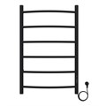 Полотенцесушитель электрический AZARIO VERONA 500/800 6 секций, диммер справа, черный (AZ04858B) AZ04858B
