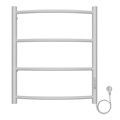Полотенцесушитель электрический AZARIO VERONA 500/600 4 секции, диммер справа, белый (AZ04856W) AZ04856W