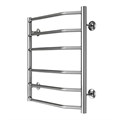 Полотенцесушитель водяной AZARIO RAVENNA 500/600 6 секций, нижнее/диагональное подключение, 1/2", хром (AZ07156) AZ07156