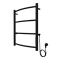 Полотенцесушитель электрический AZARIO VERONA 500/600 4 секции, диммер справа, черный (AZ04856B) AZ04856B