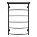 Полотенцесушитель водяной AZARIO VERONA 500/800 с полкой, 5 секций, нижнее/диагональное подключение, 1/2", графит (AZ83864PG) AZ83864PG