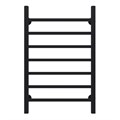Полотенцесушитель водяной AZARIO ANCONA 500/800 квадрат, 7 секций, нижнее/диагональное подключение, 1/2", черный (AZ83915B) AZ83915B