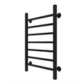 Полотенцесушитель водяной AZARIO ANCONA 500/800 квадрат, 7 секций, нижнее/диагональное подключение, 1/2", черный (AZ83915B) AZ83915B