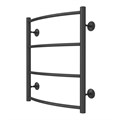 Полотенцесушитель водяной AZARIO VERONA 500/600 4 секции, нижнее/диагональное подключение, 1/2", графит (AZ83913G) AZ83913G