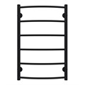 Полотенцесушитель водяной AZARIO VERONA 500/800 6 секций, нижнее/диагональное подключение, 1/2", черный (AZ83874B) AZ83874B