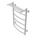 Полотенцесушитель водяной AZARIO VERONA 500/800 с полкой, 5 секций, нижнее/диагональное подключение, 1/2", белый (AZ83862PW) AZ83862PW