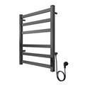 Полотенцесушитель PALERMO 500/600 электрический ГРАФИТ R 6 пер. AZARIO (AZ83901G) AZ83901G