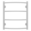 Полотенцесушитель водяной AZARIO VERONA 500/600 4 секции, нижнее/диагональное подключение, 1/2", белый (AZ83911W) AZ83911W