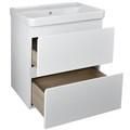 Комплект Azario тумба Мила 60 600х460х670 подвесная с раковиной Monte tx 60 белый (CS00080140) CS00080140