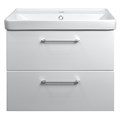 Комплект Azario тумба Ника 70 700х475х560 подвесная с раковиной Monte 70 белый глянцевый (CS00080144) CS00080144