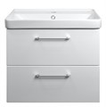 Комплект Azario Тумба подвесная Ника 60 600х475х560  с раковиной Monte tx 60, белый глянцевый (CS00080143) CS00080143