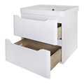 Комплект Azario Тумба LOTOS 50/2 510х425х570 подвесная, с раковиной Monte 50 белый гланцевый (CS00094662) CS00094662