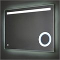 Зеркало AZARIO Лайт 800х600, LED-подсветка с диммером, сенсорный выключатель (ФР-00001377) ФР-00001377
