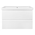 Комплект Тумба Azario Мила 900 910х470х680 подвесная, с раковиной Monte 900, белый (CS00089920) CS00089920