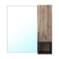 Зеркало-шкаф Azario Gris 75 730х160х800 цвет Дуб Веллингтон (CS00080419) CS00080419