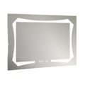 Зеркало Azario OTTO-4 800х600 c подсветкой и диммером, сенсор выкл+часы (ФР-00001398) ФР-00001398