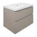 Комплект Тумба ВИОЛА 80/2 подвесная БЕЖЕВАЯ с раковиной Астория 80 CS00097144