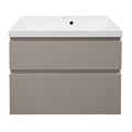 Комплект Azario Тумба Viola 80/2 800х450х650 подвесная с раковиной Астория 80, бежевый (CS00097144) CS00097144