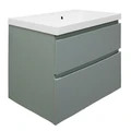 Комплект Тумба ВИОЛА 80/2 подвесная ФИСТАШКОВАЯ с раковиной Астория 80 CS00097142