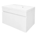 Комплект Тумба Loranto Serenada 70 700х450х550 подвесная, с раковиной Астория 70, белый (CS00096748) CS00096748