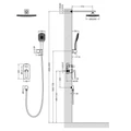 Душевая система встроенная Timo Helmi (SX-4069/03SM) черный SX-4069/03SM