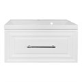 Комплект Тумба Azario LAURA 80/1 800х450х455 подвесная, с раковиной CLASSIK 80, белый глянцевый, фурнитура хром (CS00096989) CS00096989