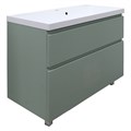 Комплект Тумба Azario Viola 100/2Н 1000х450х850 напольная, с раковиной Астория 100, фисташковый (CS00097145) CS00097145