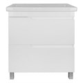 Комплект Тумба Azario KANTRI 70/2Н 700х455х865 напольная, с раковиной Фостер 70, белый глянцевый (CS00097252) CS00097252