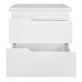 Комплект Тумба Azario KANTRI 70/2Н 700х455х865 напольная, с раковиной Фостер 70, белый глянцевый (CS00097252) CS00097252