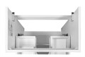 Комплект Тумба Azario KANTRI 60/2 605х405х650 подвесная, с раковиной Фостер 60, белый глянец (CS00097248) CS00097248