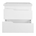 Комплект Тумба Azario KANTRI 70/2 700х460х645 подвесная, с раковиной Фостер 70, белый глянец (CS00097251) CS00097251