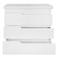 Комплект Тумба Azario KANTRI 80/3Н 800х460х870 напольная, с раковиной Фостер 80, белый глянец (CS00097257) CS00097257