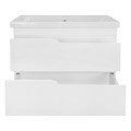 Комплект Тумба Azario KANTRI 80/2 800х460х650 подвесная, с раковиной Фостер 80, белый глянец (CS00097255) CS00097255