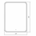 Зеркало AZARIO Stiv - Lite 600х800 сенсорный выключатель с функцией диммера, универсальное крепление (LED-00003101) LED-00003101