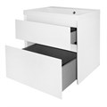 Комплект тумба Azario Velluto 60 600х450х660 подвесная, с раковиной Астория 60, белый матовый (CS00097535) CS00097535