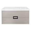 Комплект Тумба Azario ARMARIO 90/2 900х450х585 подвесная, с раковиной CLASSIK 90, кашемир (CS00097024) CS00097024